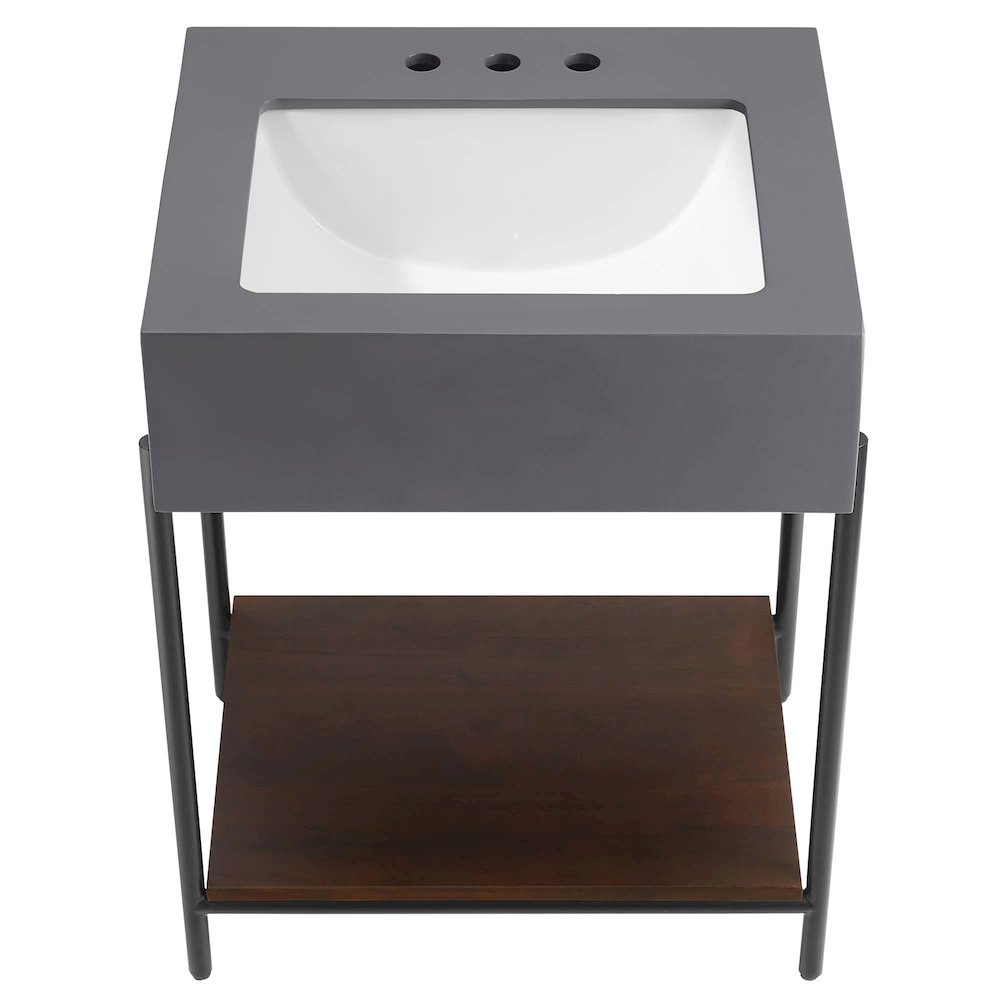 Etch 24" Bathroom Vanity with Sink. Picture 7