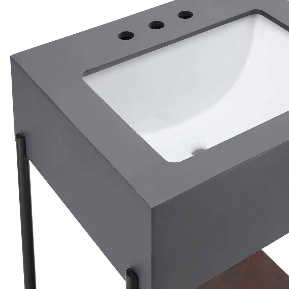 Etch 24" Bathroom Vanity with Sink. Picture 8