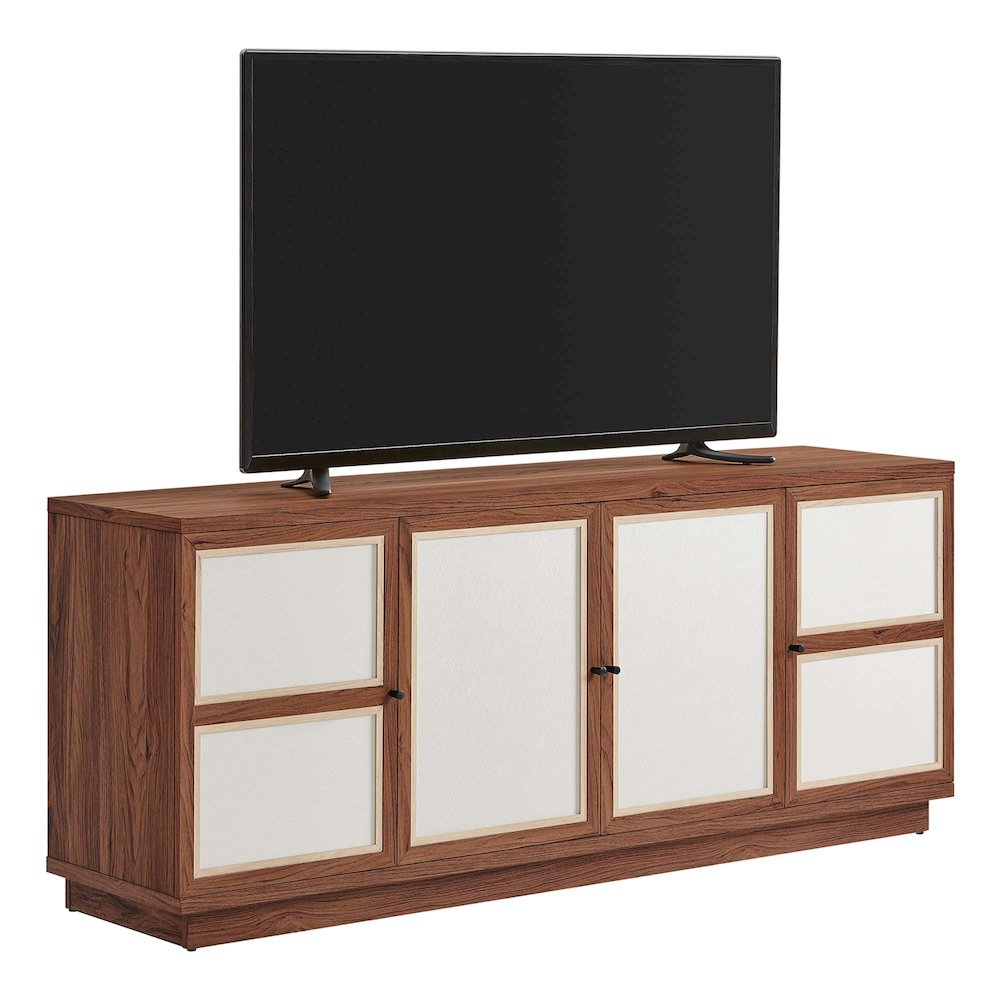 Capri 63" Wood Grain TV Console. Picture 4