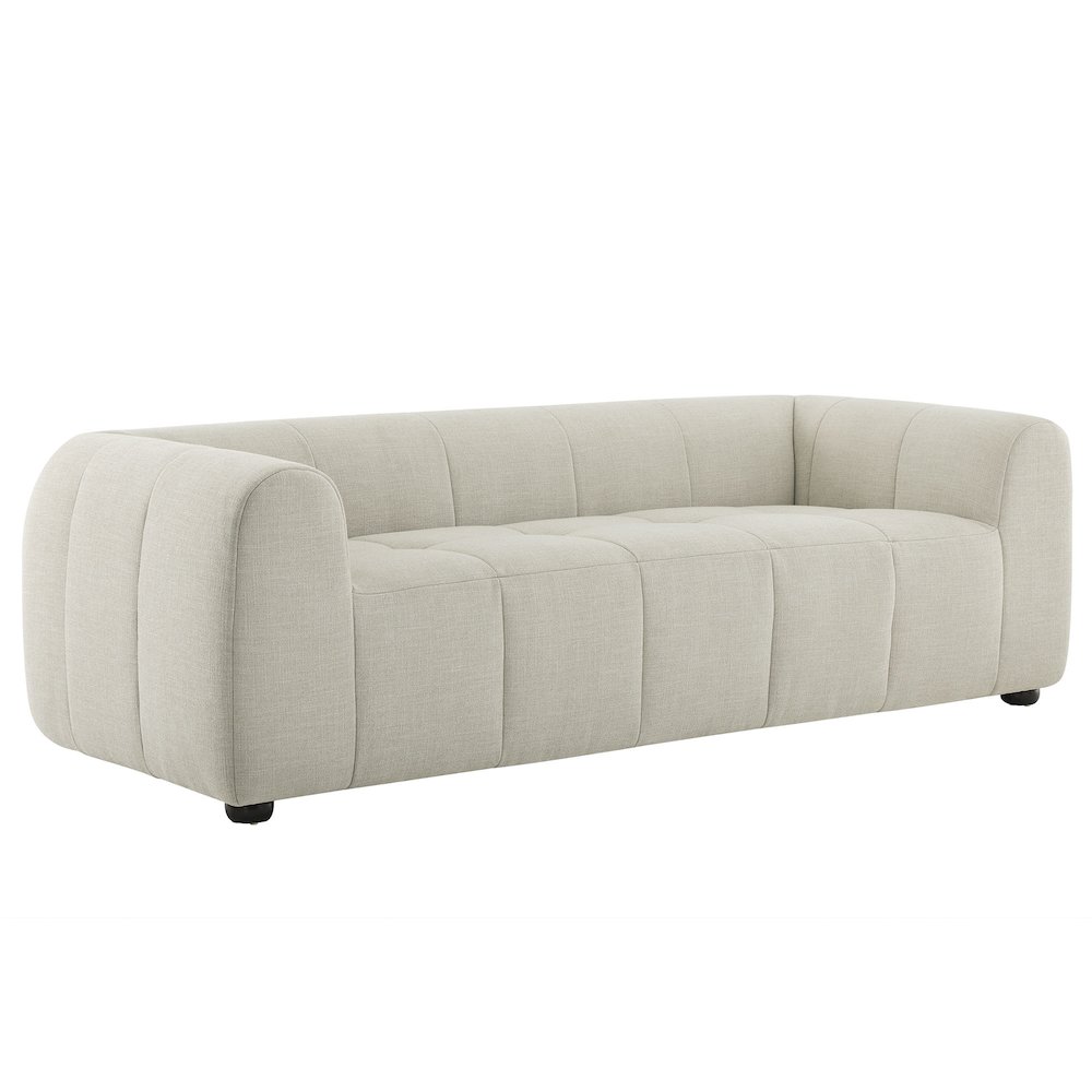 Liana Upholstered Fabric Sofa. Picture 1