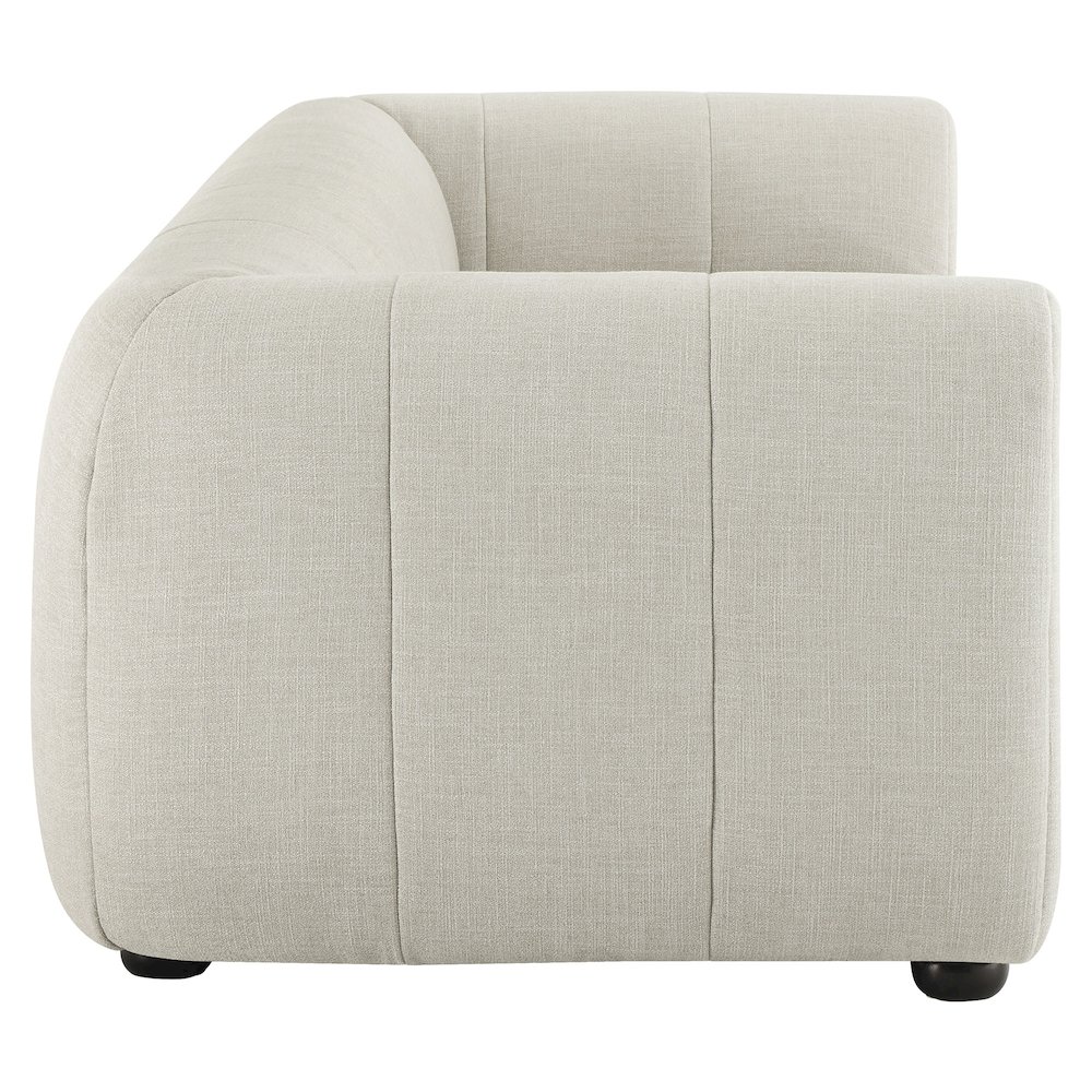 Liana Upholstered Fabric Sofa. Picture 4