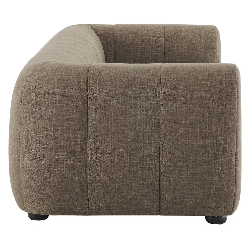 Liana Upholstered Fabric Sofa. Picture 4