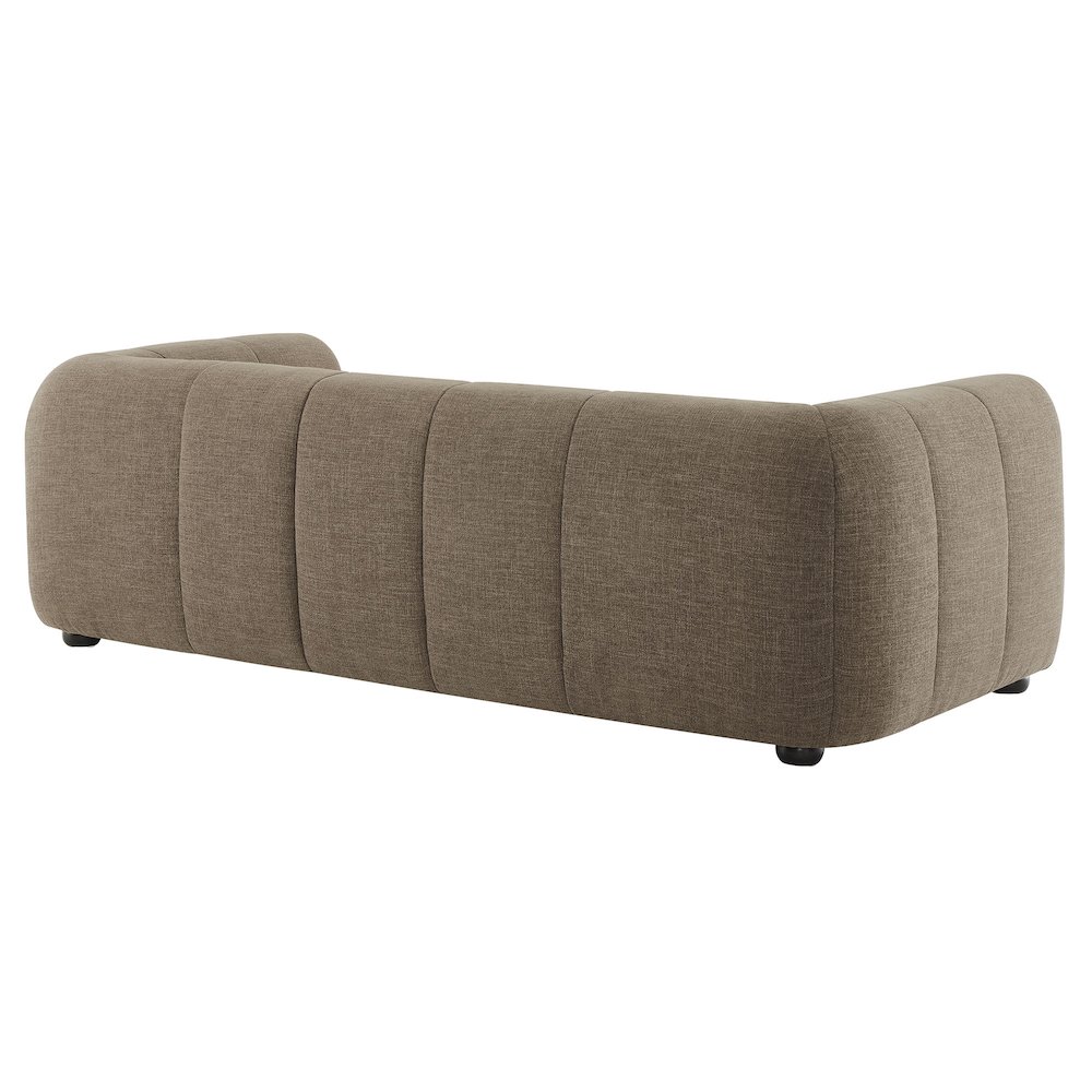 Liana Upholstered Fabric Sofa. Picture 5