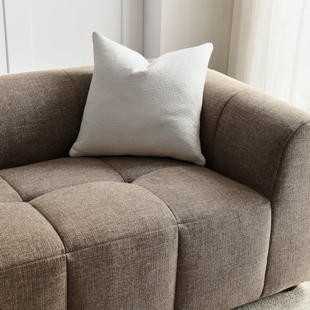 Liana Upholstered Fabric Sofa. Picture 9