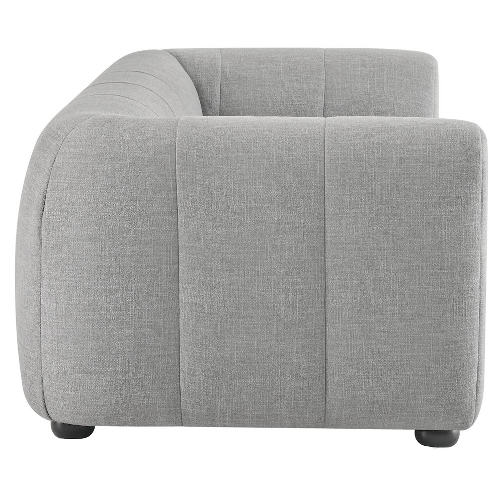 Liana Upholstered Fabric Sofa. Picture 4