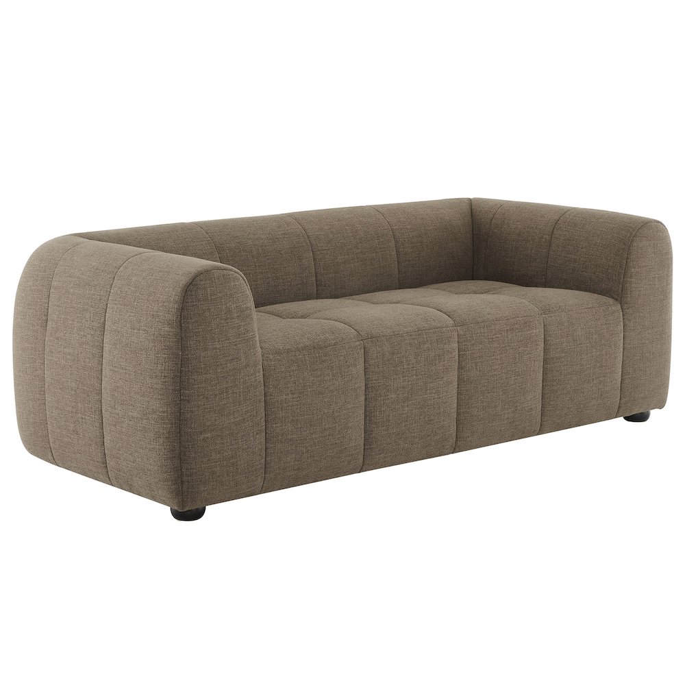 Liana Upholstered Fabric Loveseat. Picture 1