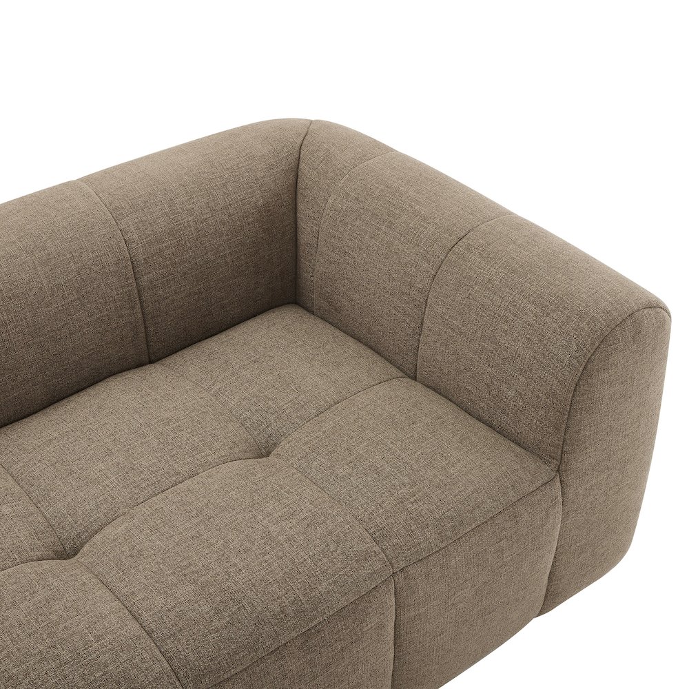 Liana Upholstered Fabric Loveseat. Picture 7