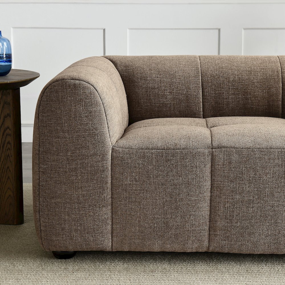 Liana Upholstered Fabric Loveseat. Picture 9