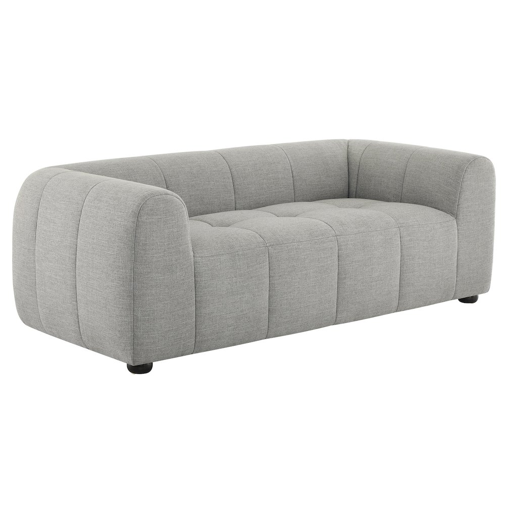 Liana Upholstered Fabric Loveseat. Picture 1
