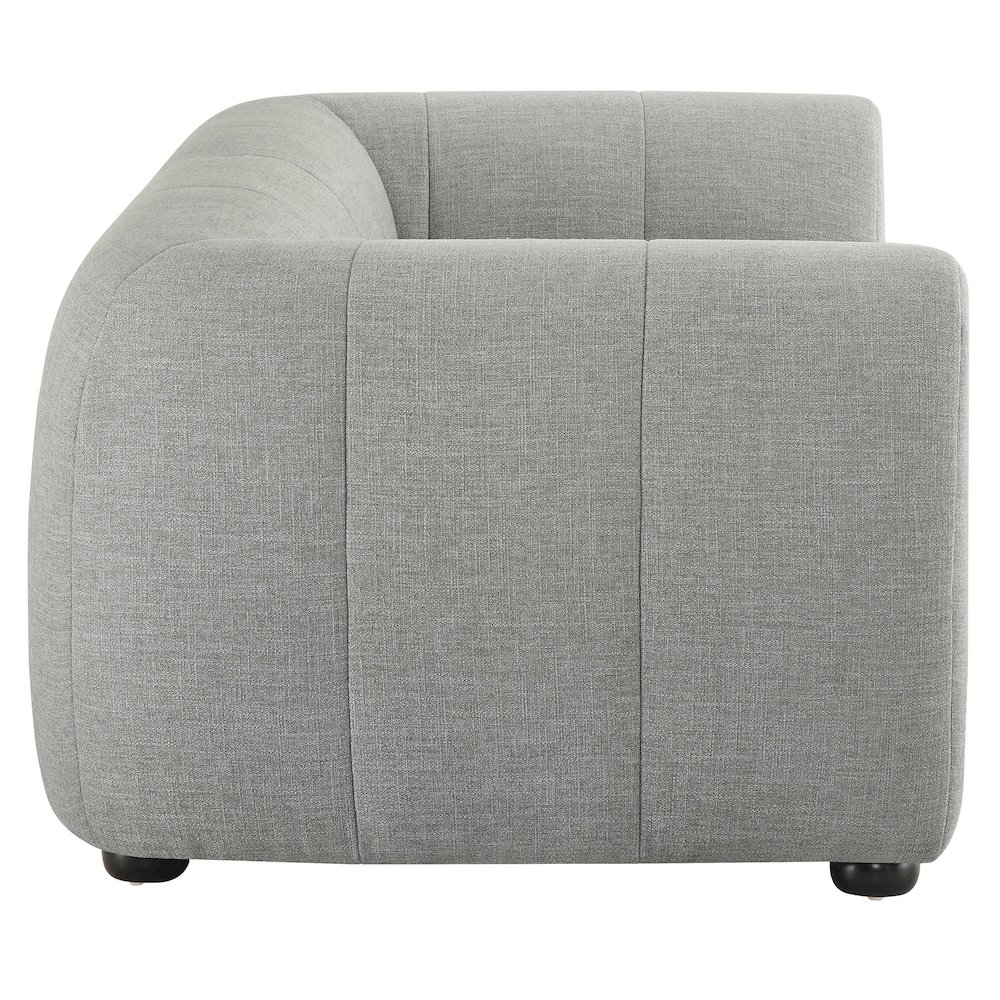 Liana Upholstered Fabric Loveseat. Picture 4