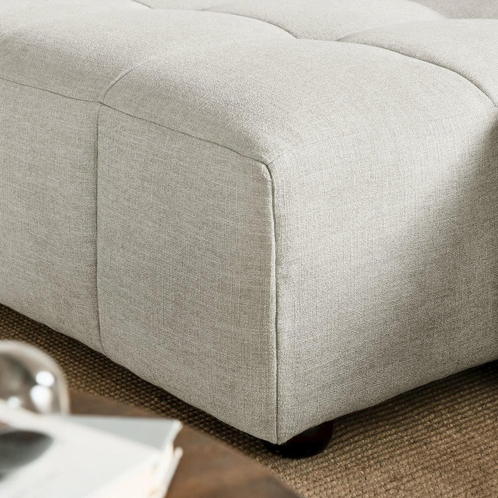 Liana Left-Facing Upholstered Fabric Modular Sofa with Chaise. Picture 8