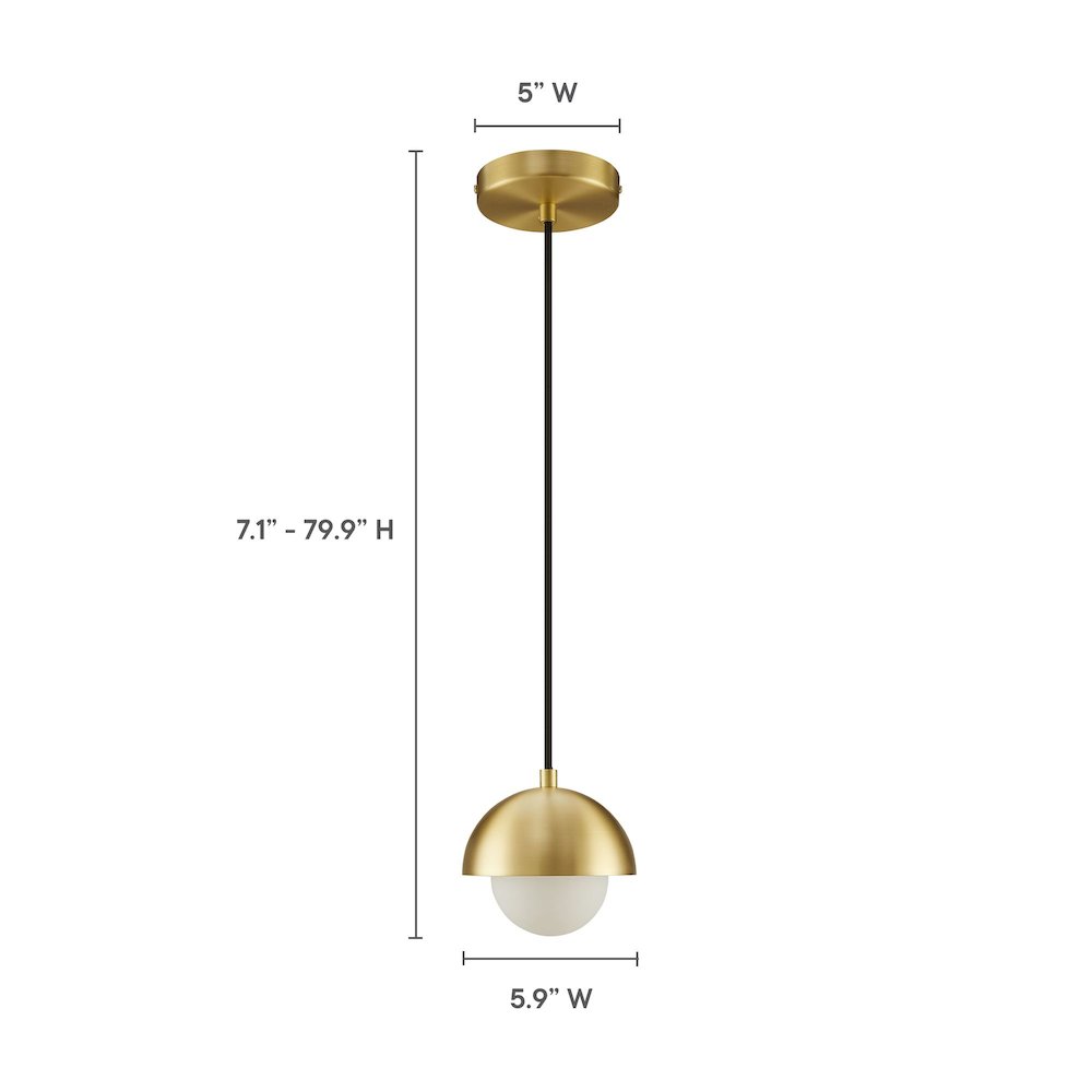 Eclipse Globe Pendant Light. Picture 2