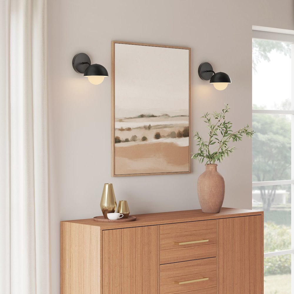 Eclipse Globe Wall Sconce. Picture 9
