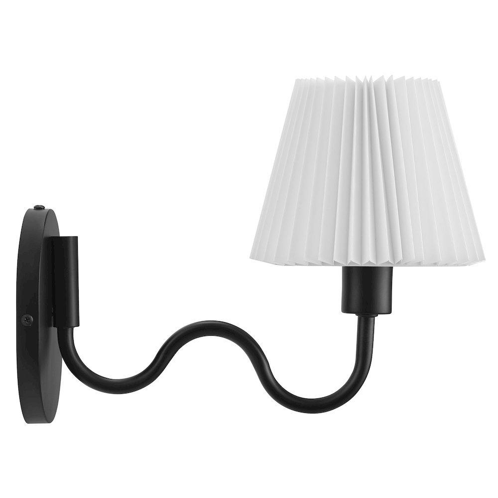 Wave Squiggle Arm Wall Sconce. Picture 5