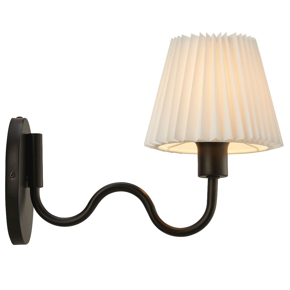 Wave Squiggle Arm Wall Sconce. Picture 7