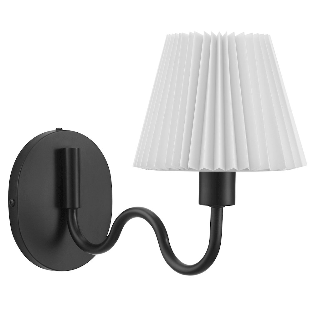 Wave Squiggle Arm Wall Sconce. Picture 1