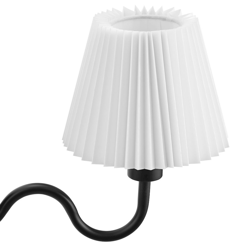 Wave Squiggle Arm Wall Sconce. Picture 8