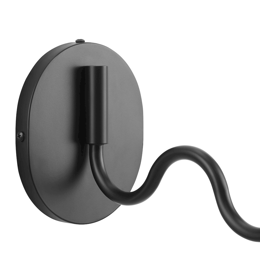 Wave Squiggle Arm Wall Sconce. Picture 9