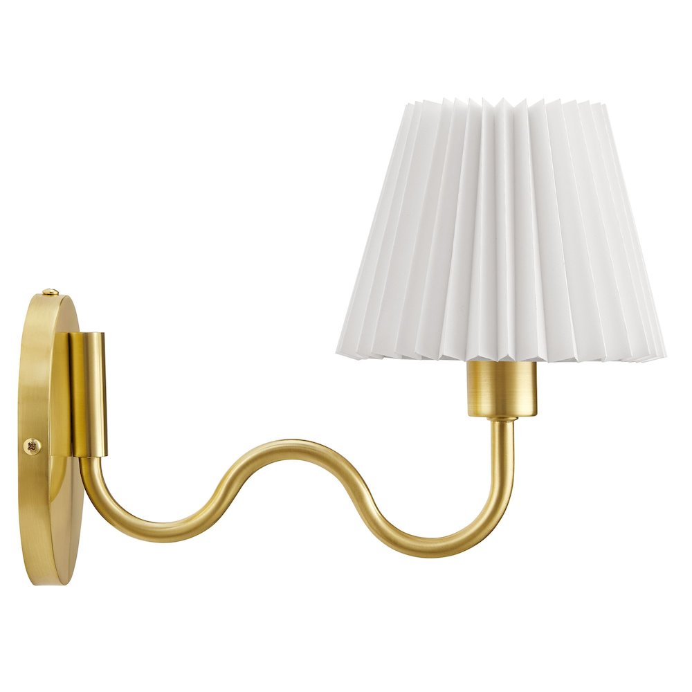 Wave Squiggle Arm Wall Sconce. Picture 5