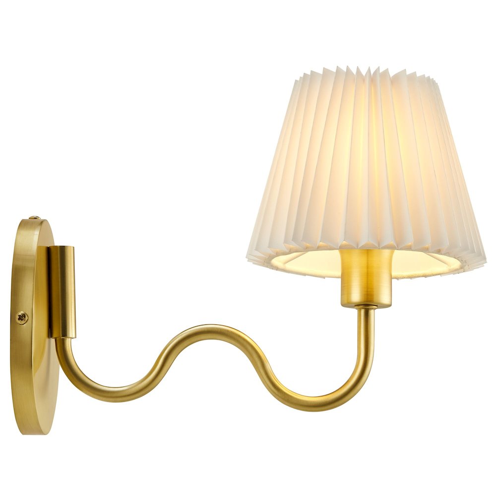 Wave Squiggle Arm Wall Sconce. Picture 7