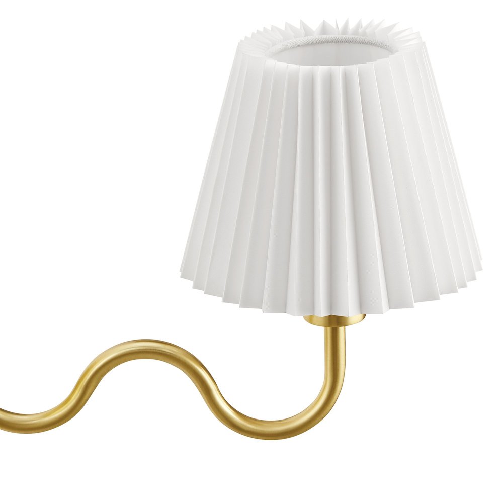 Wave Squiggle Arm Wall Sconce. Picture 8
