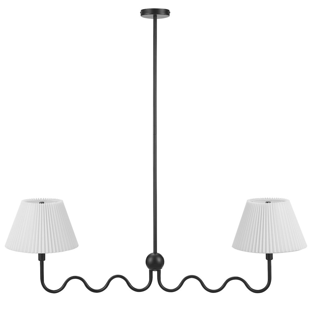 Wave Squiggle 2-Arm Pendant Light. Picture 5