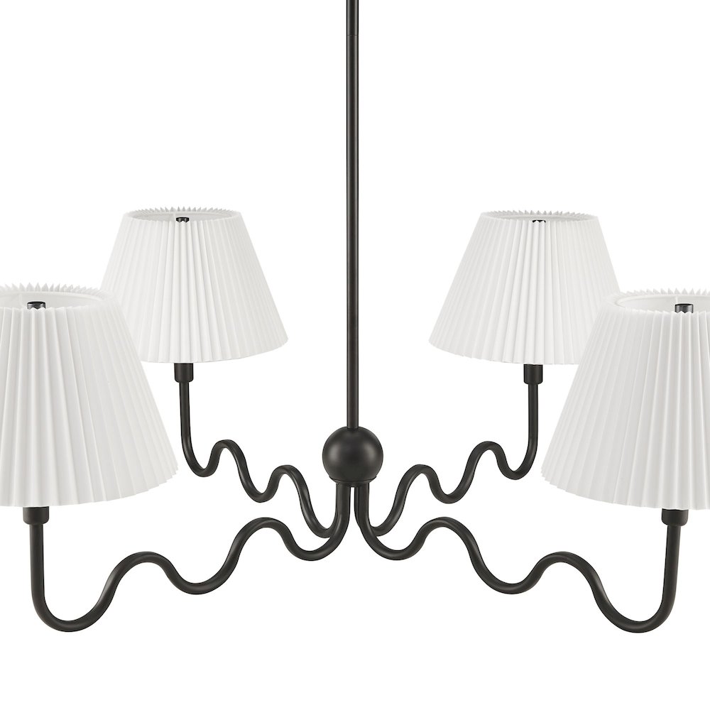 Wave Squiggle 4-Arm Pendant Light. Picture 6