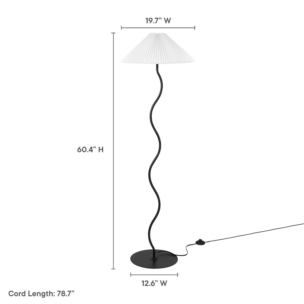 Wave Squiggle Floor Lamp. Picture 4