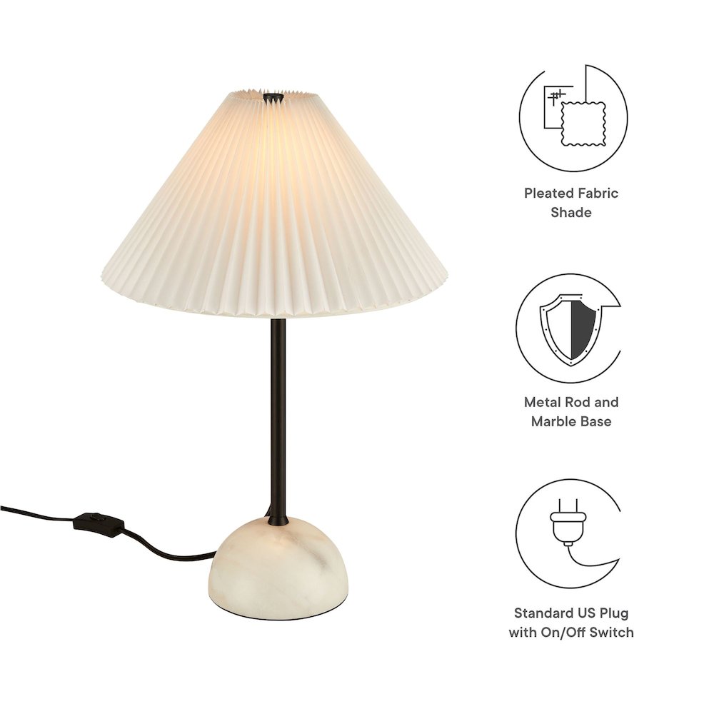 Illusion Marble Dome Table Lamp. Picture 4
