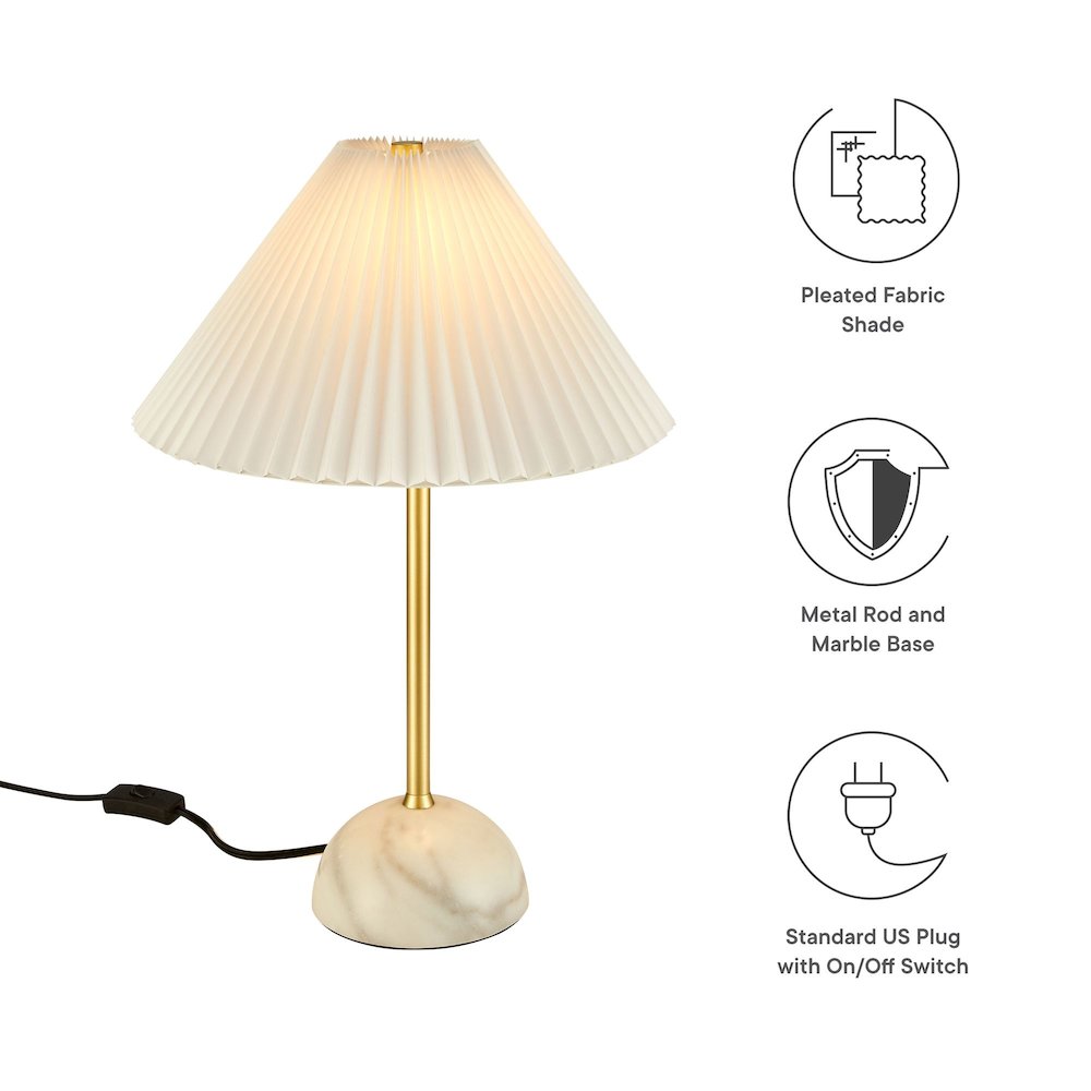 Illusion Marble Dome Table Lamp. Picture 4