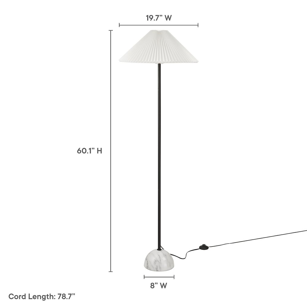 Illusion Marble Dome Floor Lamp. Picture 2