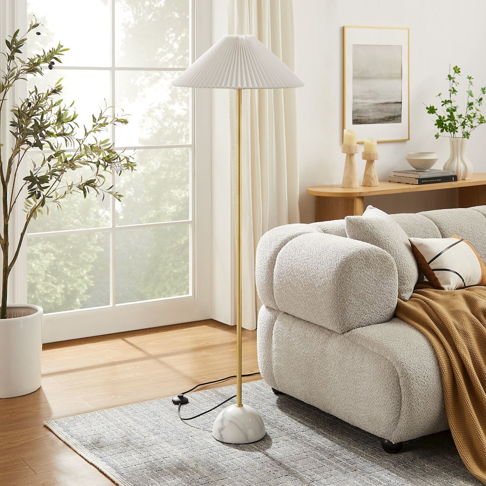 Illusion Marble Dome Floor Lamp. Picture 8
