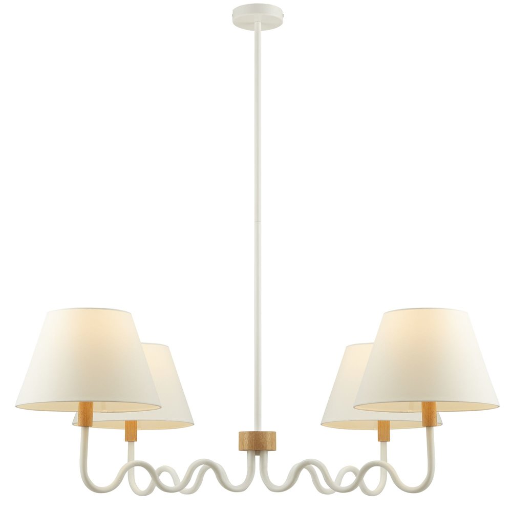 Sunlit Squiggle 4-Arm Pendant Light. Picture 5