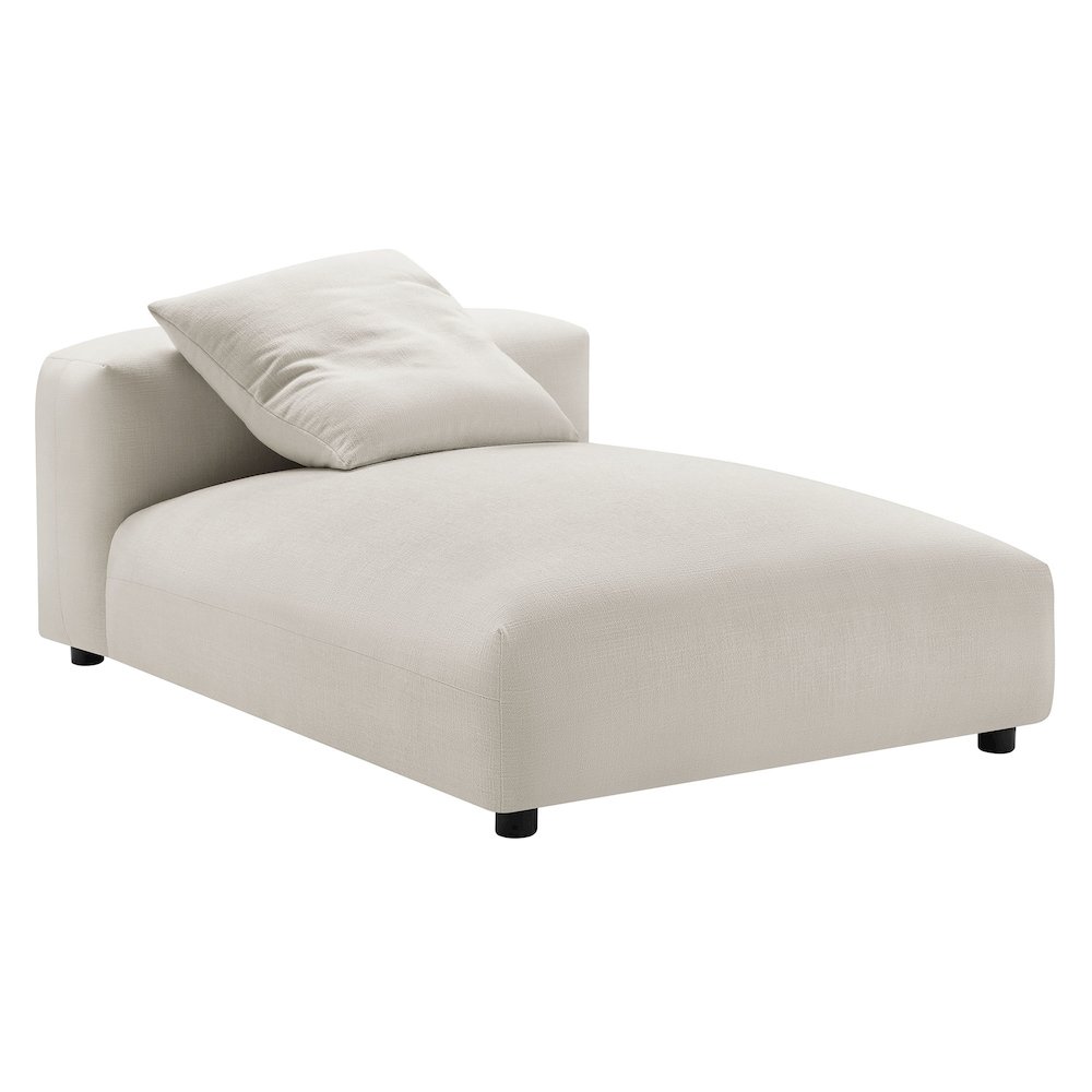 Solace Modular Upholstered Fabric Armless Chaise Lounge. Picture 1