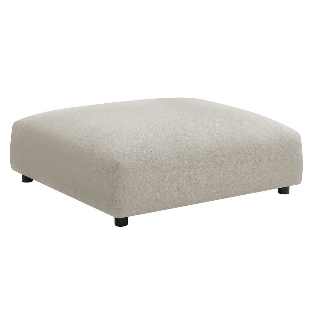 Solace Modular Upholstered Fabric Ottoman. Picture 1