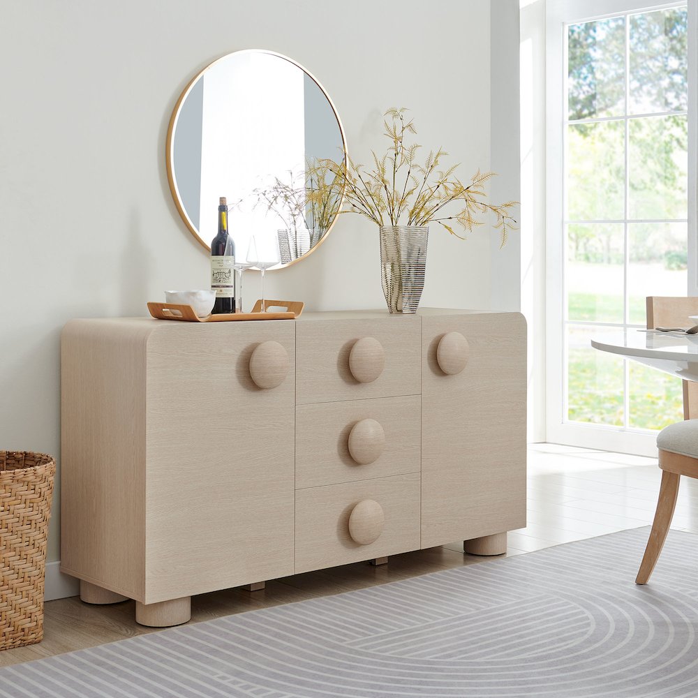 Sonnet 57" Sideboard Storage Cabinet. Picture 11