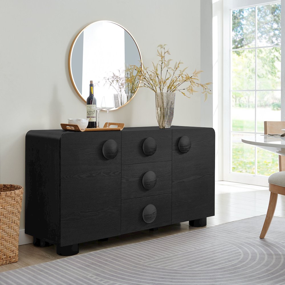 Sonnet 57" Sideboard Storage Cabinet. Picture 11