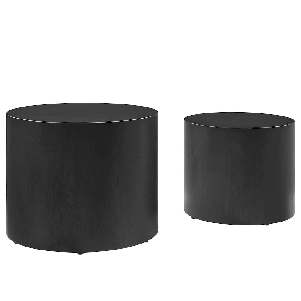 Amani Round Nesting Coffee Tables Set of 2. Picture 1