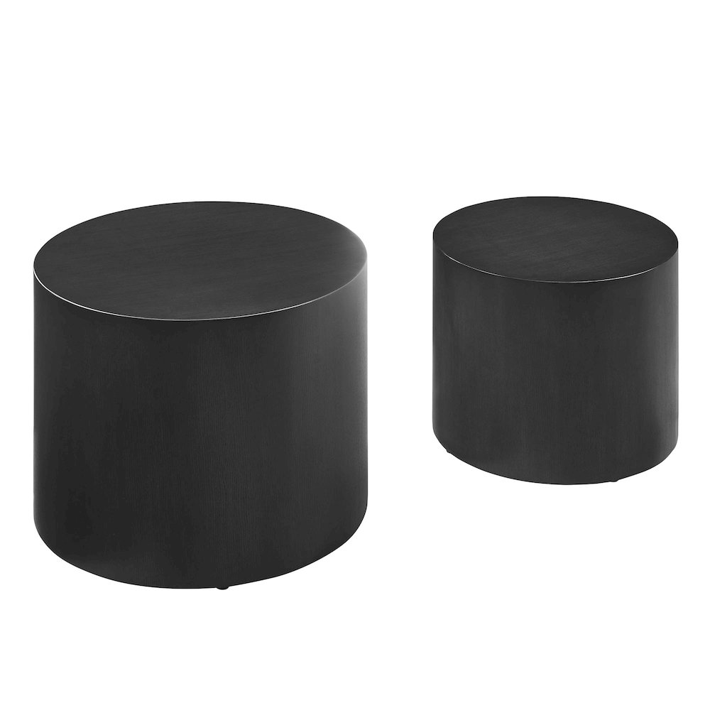 Amani Round Nesting Coffee Tables Set of 2. Picture 4
