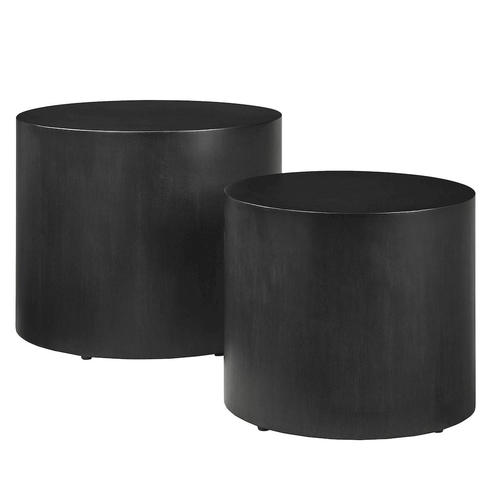 Amani Round Nesting Coffee Tables Set of 2. Picture 5