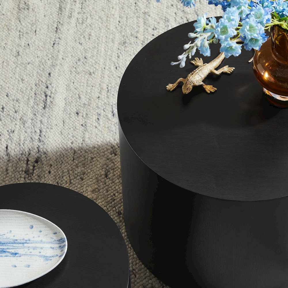 Amani Round Nesting Coffee Tables Set of 2. Picture 11
