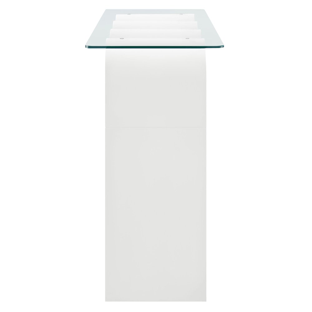 Ondine Glass Top 50" Console Table. Picture 4