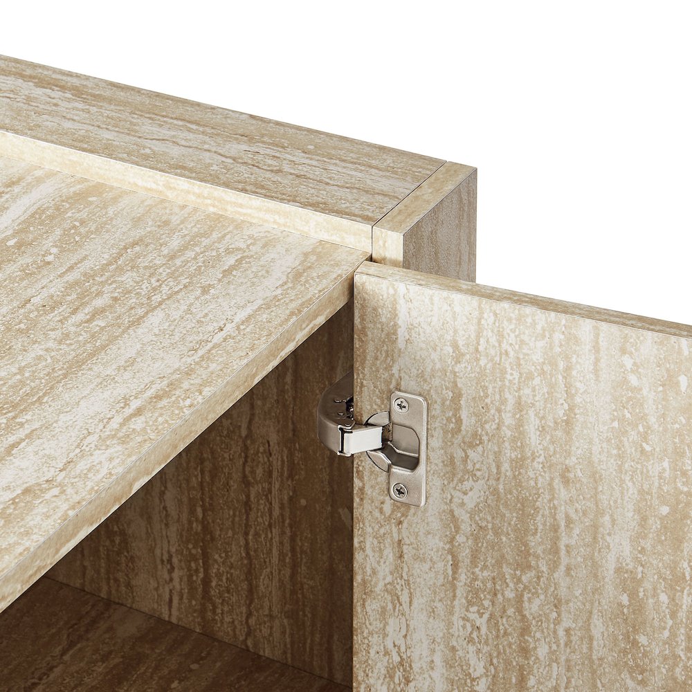 Hollis 59" Travertine Sideboard. Picture 8