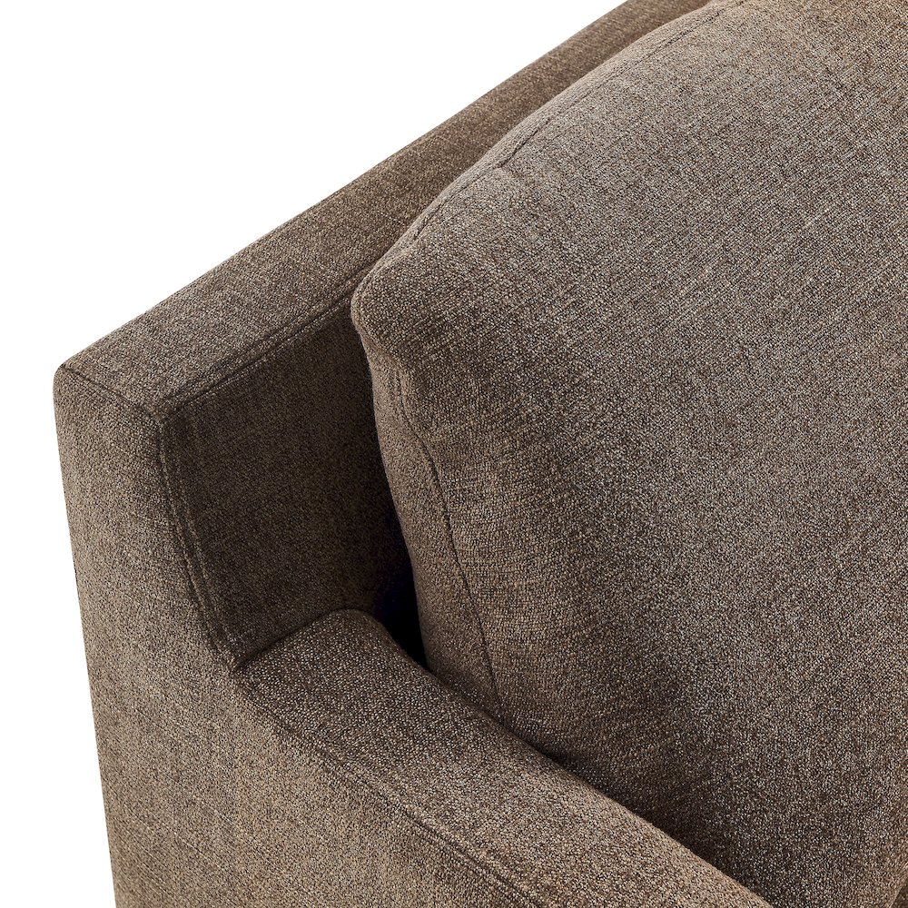 Serene Fabric Slipcovered Swivel Armchair. Picture 7