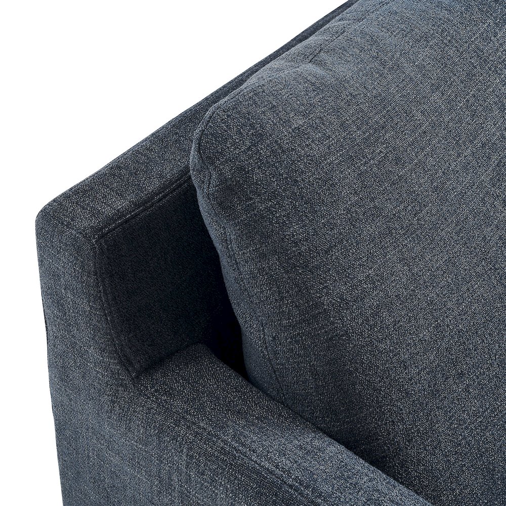 Serene Fabric Slipcovered Swivel Armchair. Picture 7