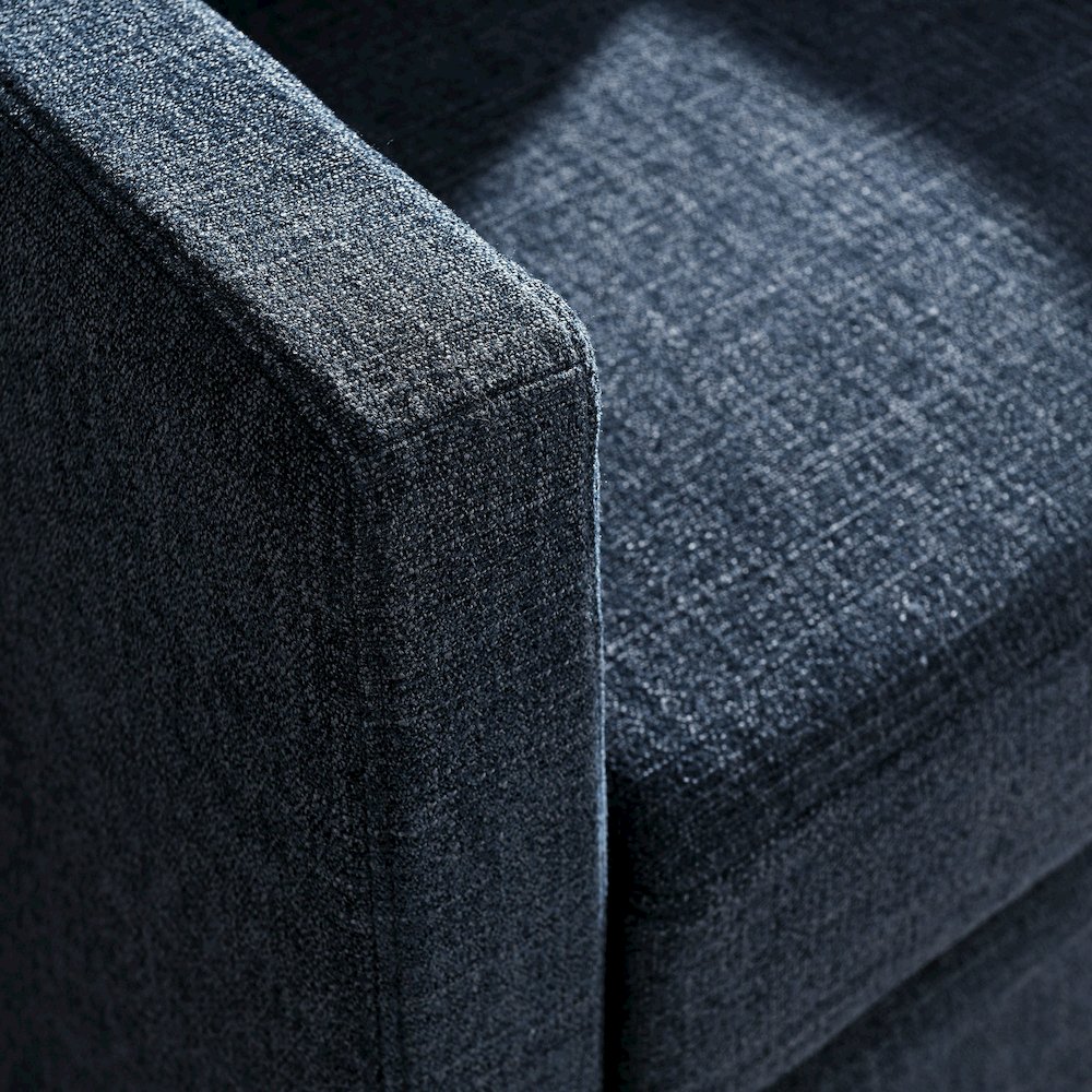 Serene Fabric Slipcovered Swivel Armchair. Picture 8