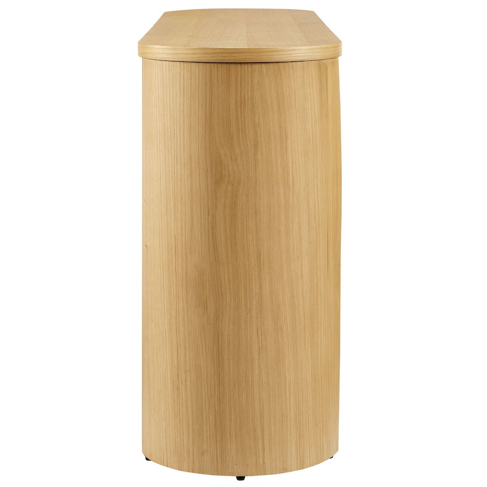 Aspect Oval Wood Entryway Console Table. Picture 5