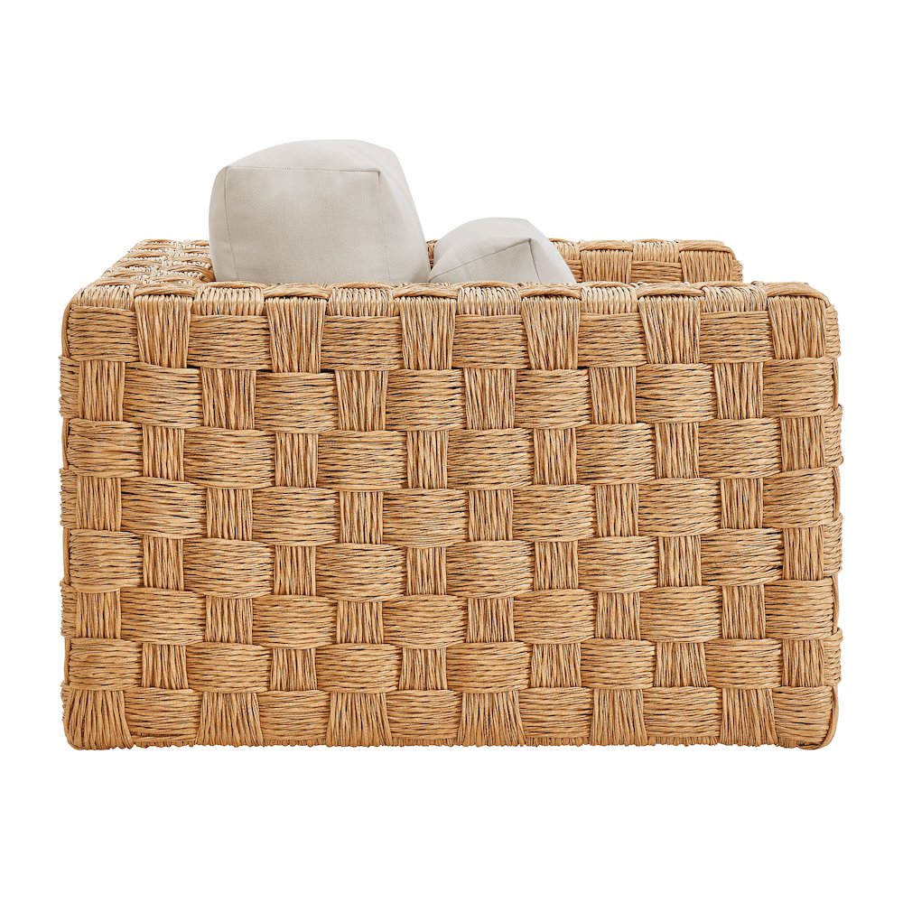 Thames Outdoor Patio Wicker Outdoor Patio Rattan Armchair. Picture 4