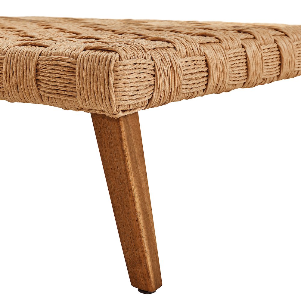 Thames Outdoor Patio Wicker Outdoor Patio Rattan Coffee Table. Picture 6