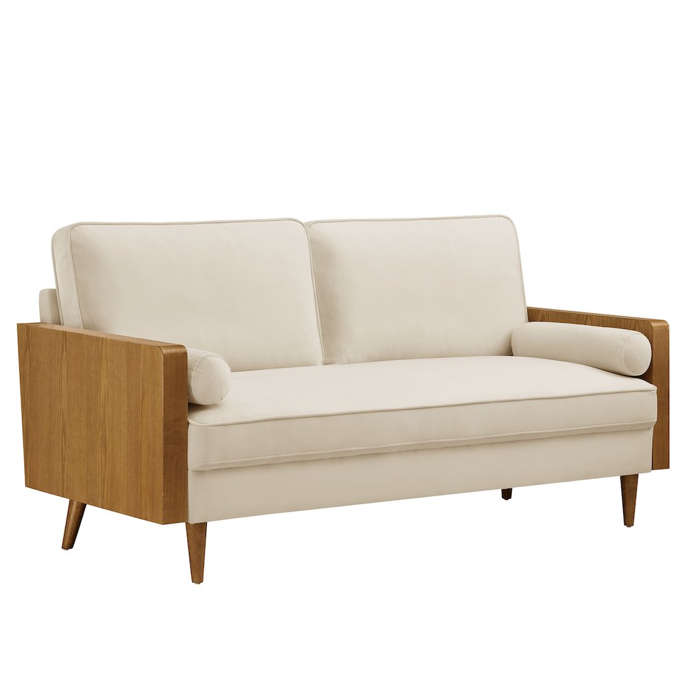 Kellan Performance Velvet Sofa. Picture 1